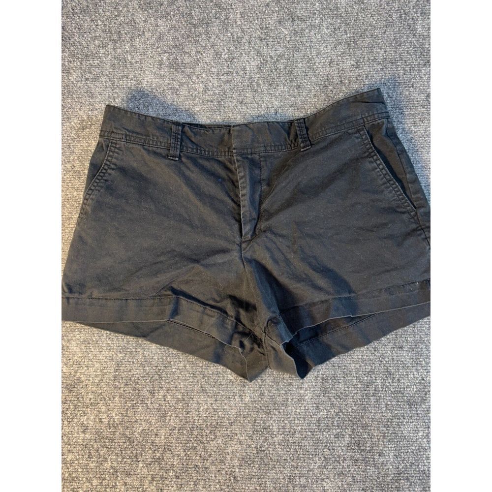 Gap Bermuda Shorts Women's Size 6 Black Pockets Flat Front Regular Fit Outdoor